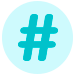 Hashtags - Calendario editorial redes sociales