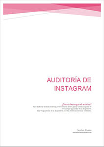 Recurso auditoría de Instagram