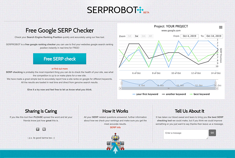 SERPROBOT-rank-tracker
