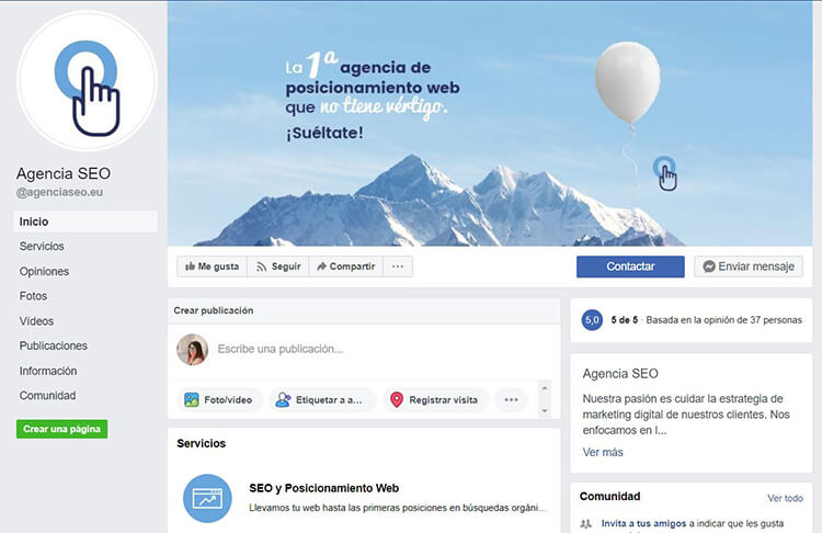 Facebook Agencia SEO