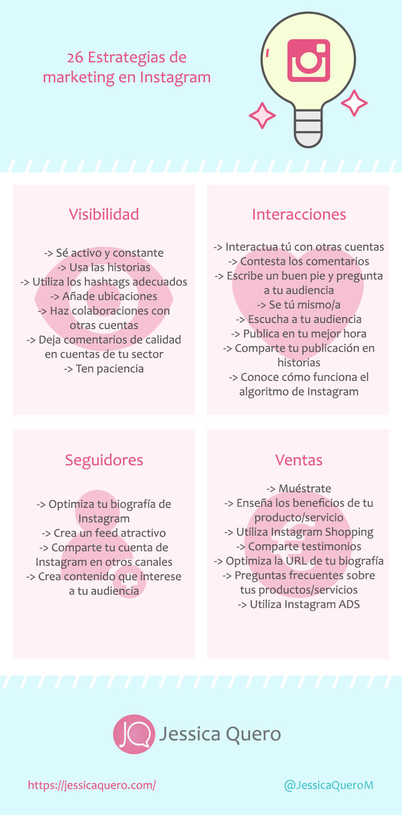 Infografía Estrategias de marketing en Instagram